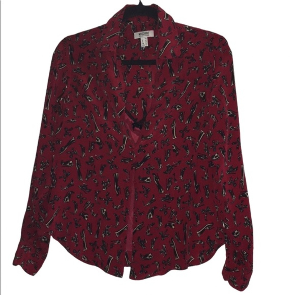 Moschino, women’s blouse, size uk 12/ us Medium